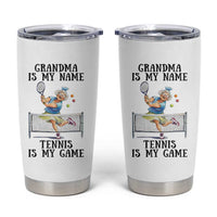 Funny Tennis Quote Tumbler Cup Grandma Is My Name Tennis Is My Game - Wonder Print Shop