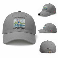 Funny Grandma Tennis Player Gift Baseball Cap Never Underestimate An Old Lady