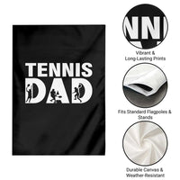 Funny Tennis Dad Life Garden Flag Tennis Player Gift - Wonder Print Shop
