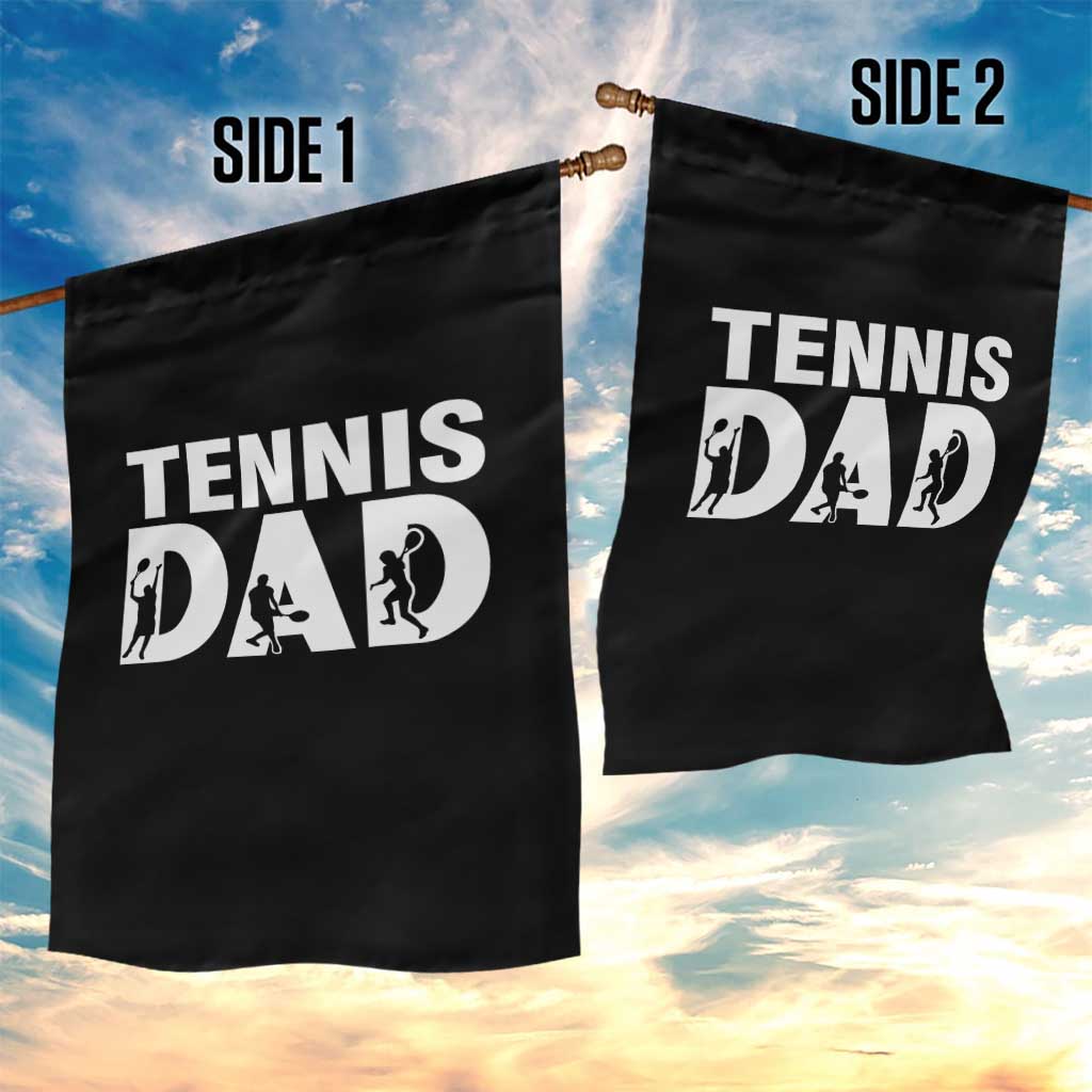 Funny Tennis Dad Life Garden Flag Tennis Player Gift - Wonder Print Shop