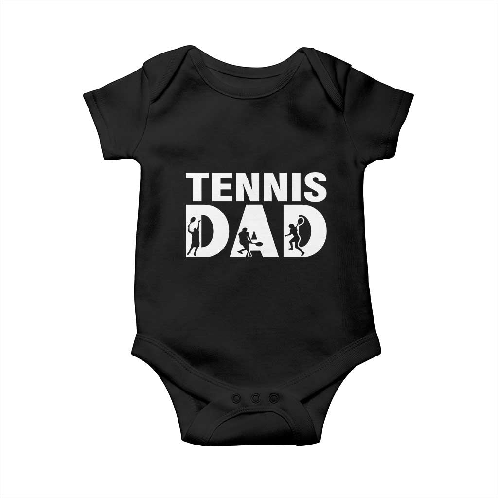 Funny Tennis Dad Life Baby Onesie Tennis Player Gift - Wonder Print Shop