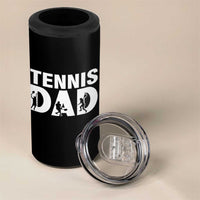 Funny Tennis Dad Life 4 in 1 Can Cooler Tumbler Tennis Player Gift - Wonder Print Shop