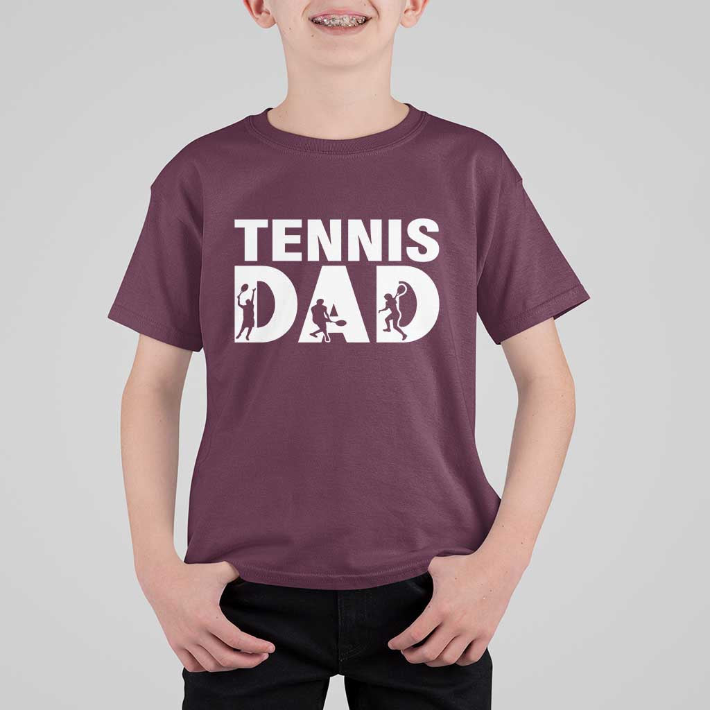 Funny Tennis Dad Life T Shirt For Kid Tennis Player Gift - Wonder Print Shop