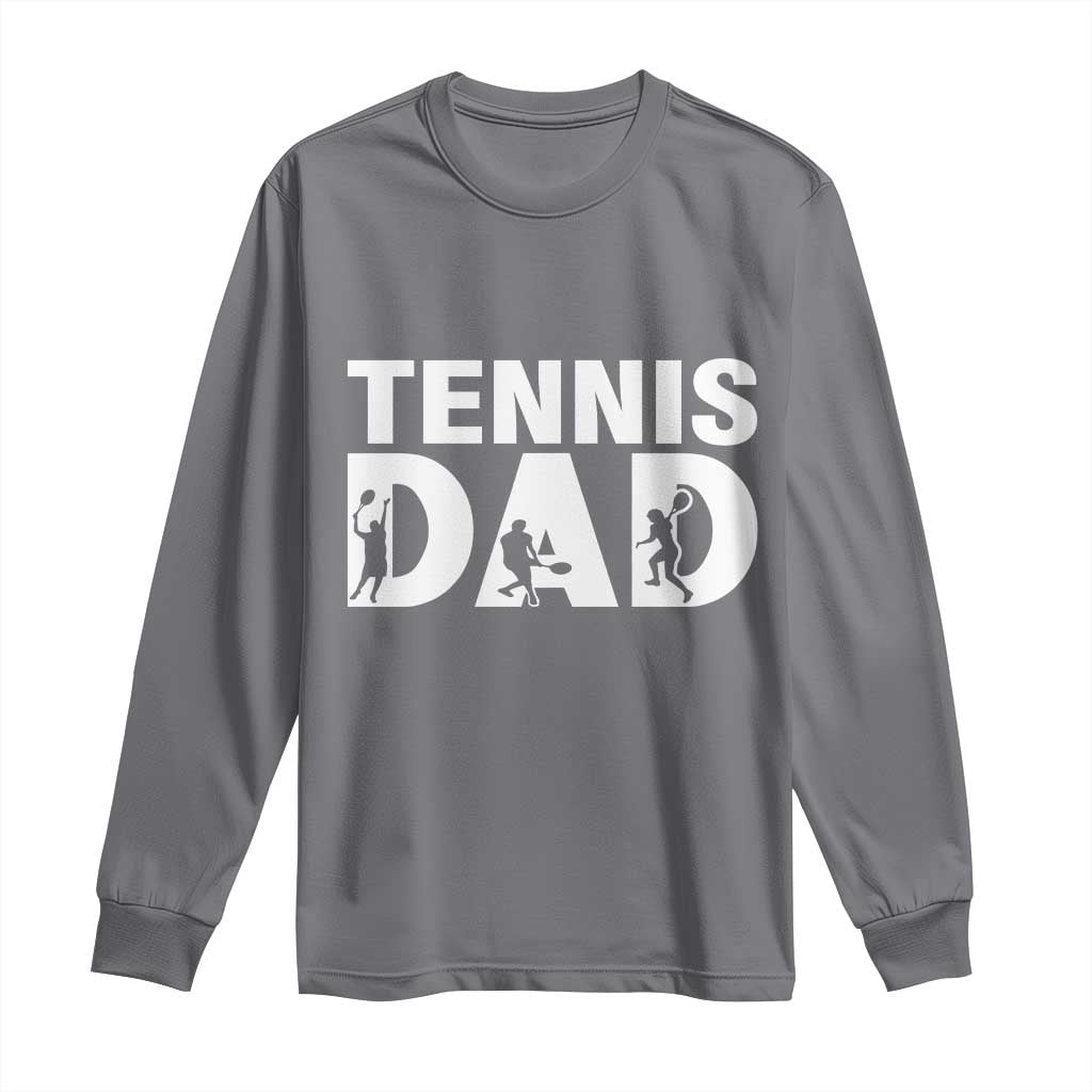 Funny Tennis Dad Life Long Sleeve Shirt Tennis Player Gift - Wonder Print Shop