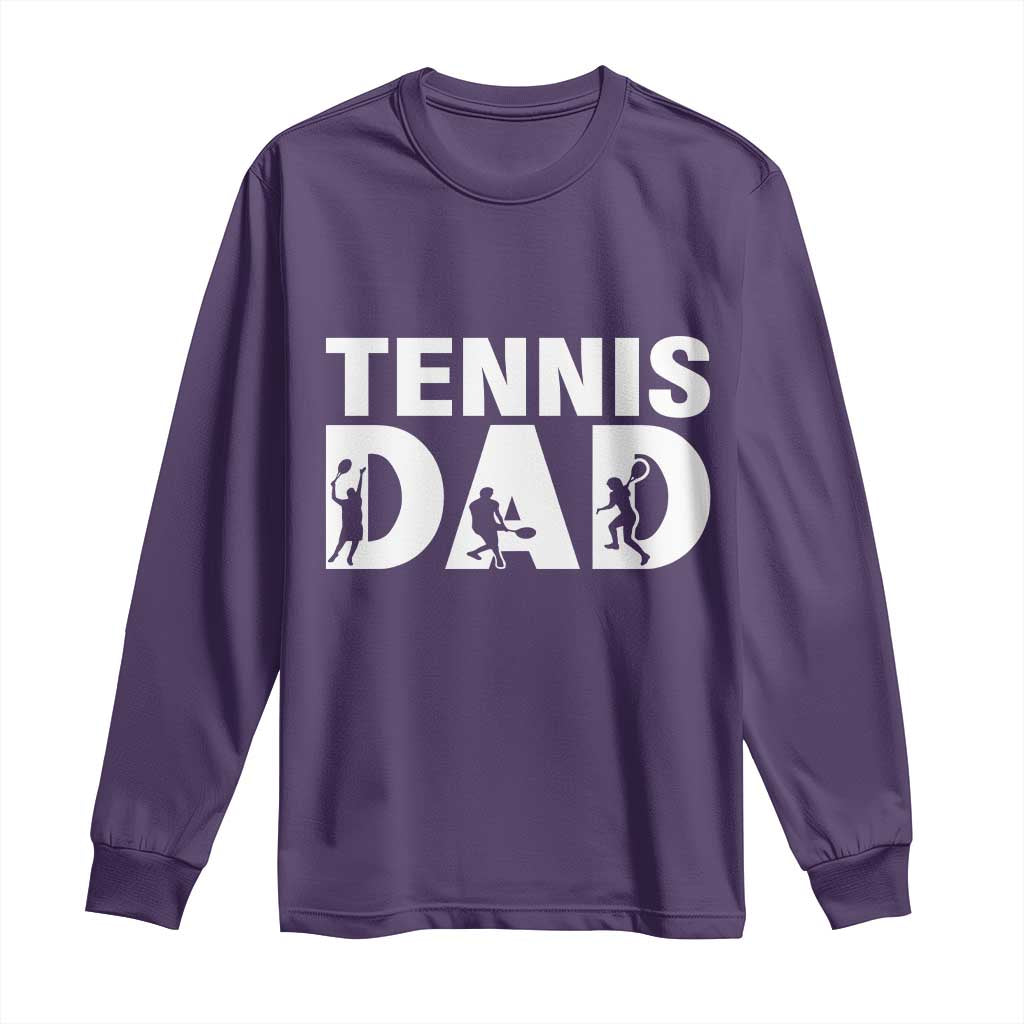 Funny Tennis Dad Life Long Sleeve Shirt Tennis Player Gift - Wonder Print Shop