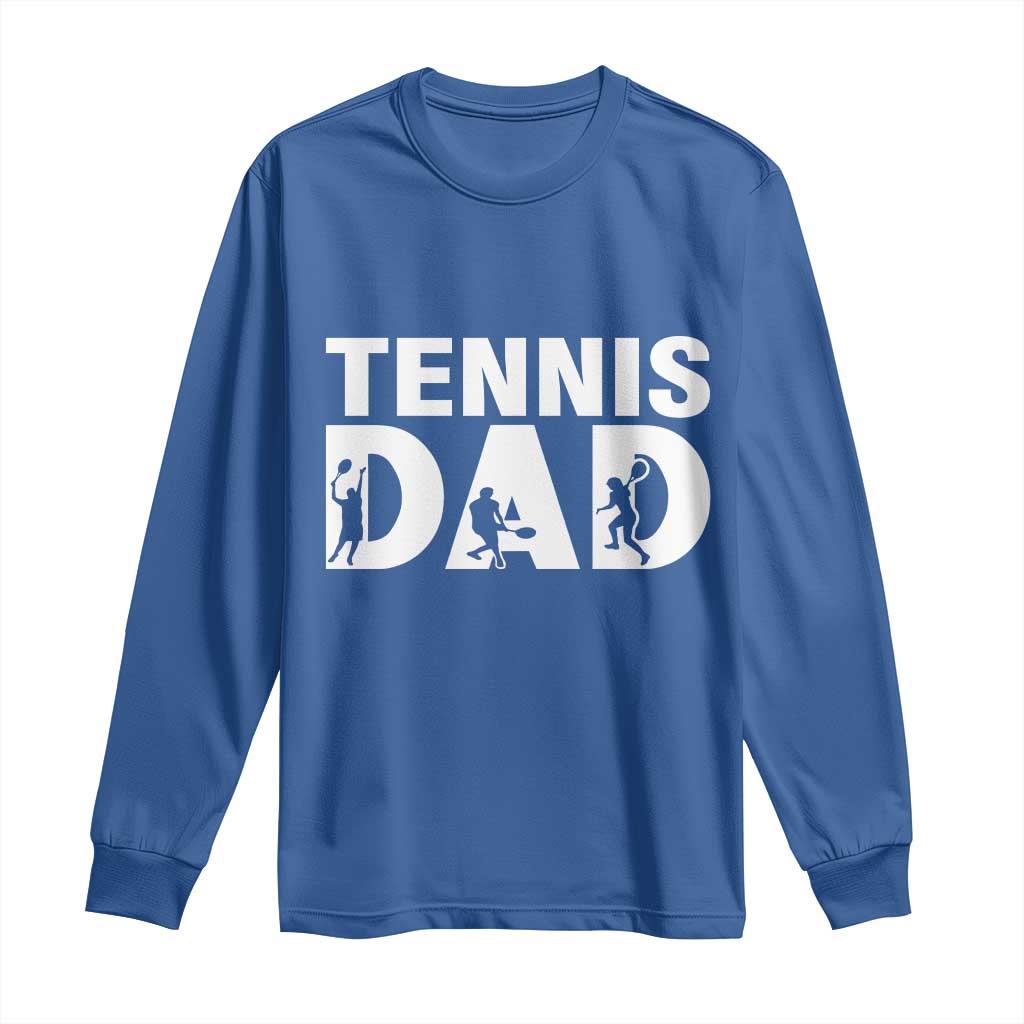 Funny Tennis Dad Life Long Sleeve Shirt Tennis Player Gift - Wonder Print Shop