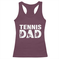 Funny Tennis Dad Life Racerback Tank Top Tennis Player Gift - Wonder Print Shop