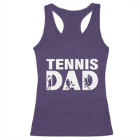 Funny Tennis Dad Life Racerback Tank Top Tennis Player Gift - Wonder Print Shop