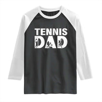 Funny Tennis Dad Life Raglan Shirt Tennis Player Gift - Wonder Print Shop