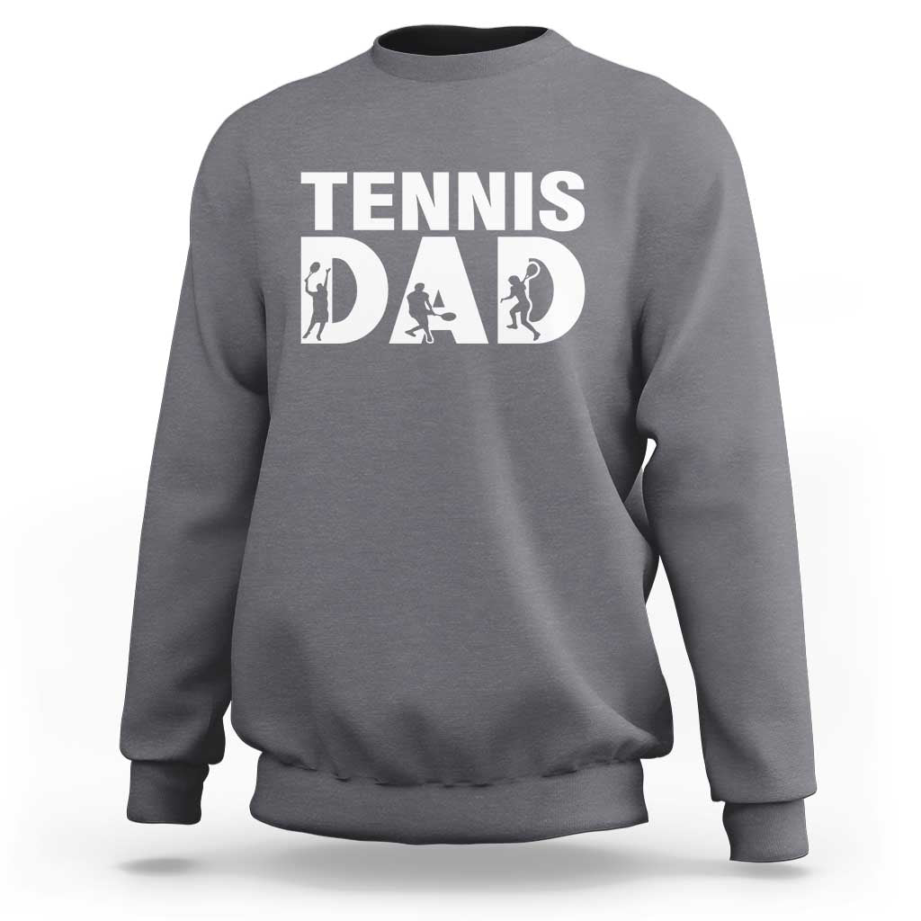 Funny Tennis Dad Life Sweatshirt Tennis Player Gift - Wonder Print Shop