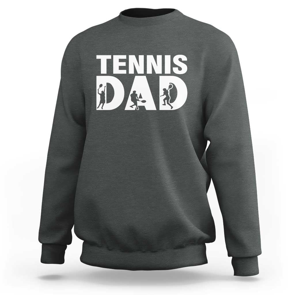 Funny Tennis Dad Life Sweatshirt Tennis Player Gift - Wonder Print Shop