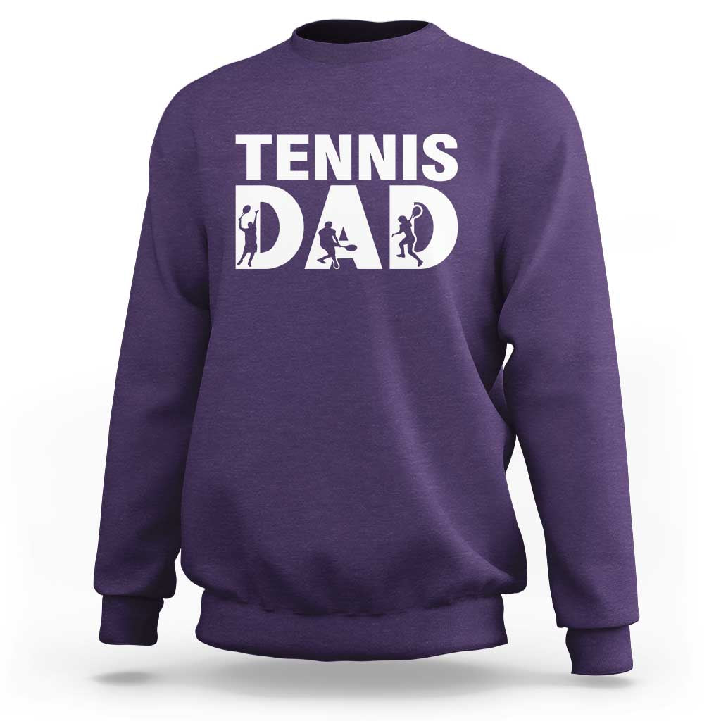 Funny Tennis Dad Life Sweatshirt Tennis Player Gift - Wonder Print Shop