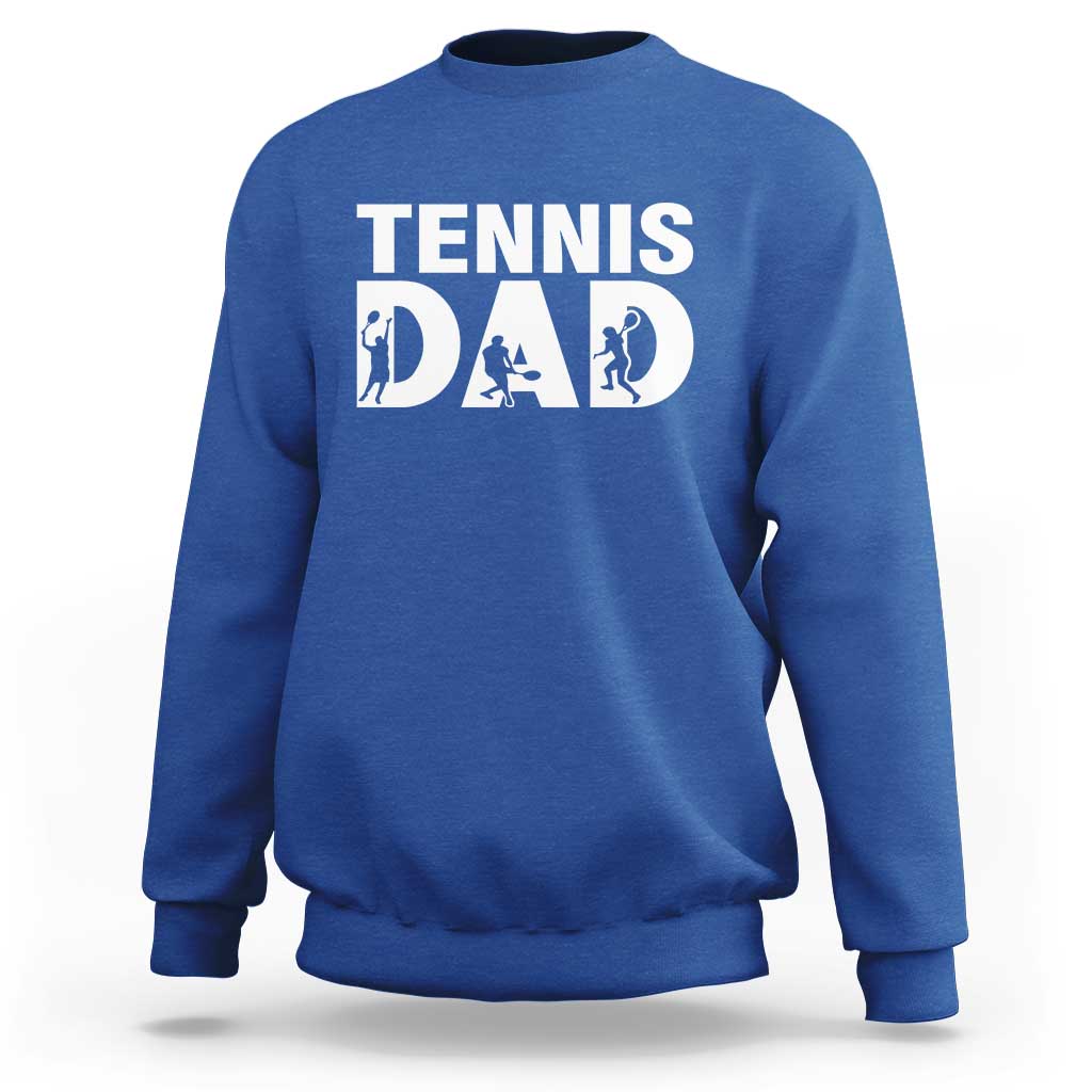 Funny Tennis Dad Life Sweatshirt Tennis Player Gift - Wonder Print Shop