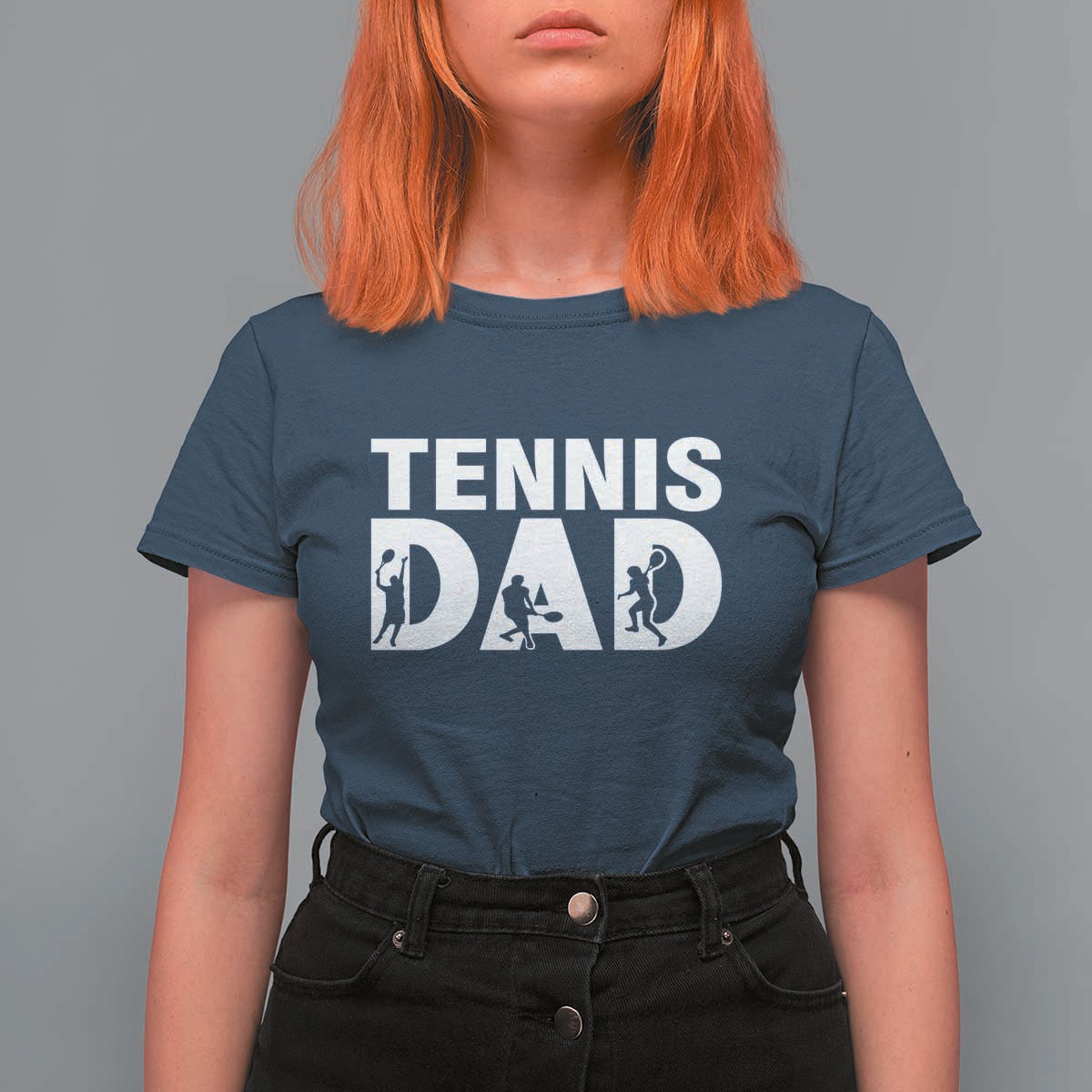 Funny Tennis Dad Life T Shirt For Women Tennis Player Gift - Wonder Print Shop