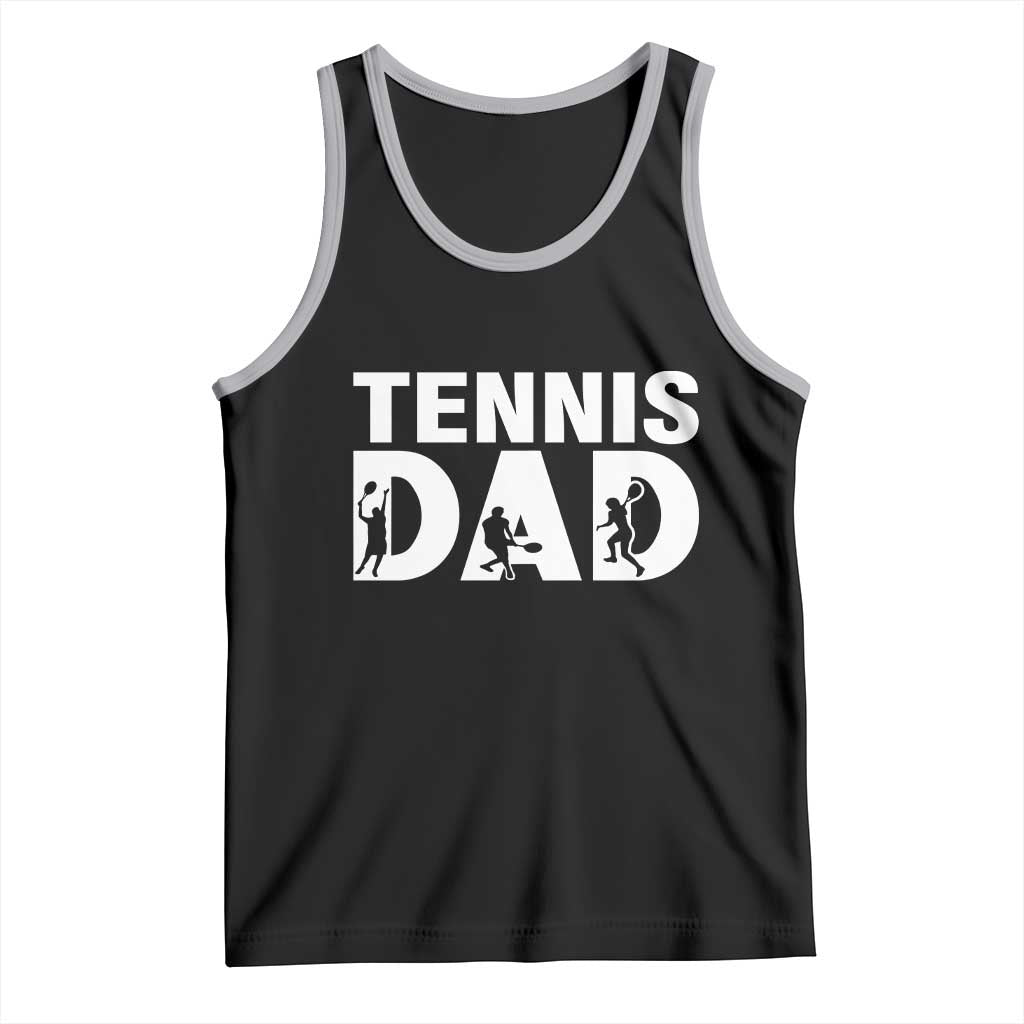 Funny Tennis Dad Life Tank Top Tennis Player Gift - Wonder Print Shop