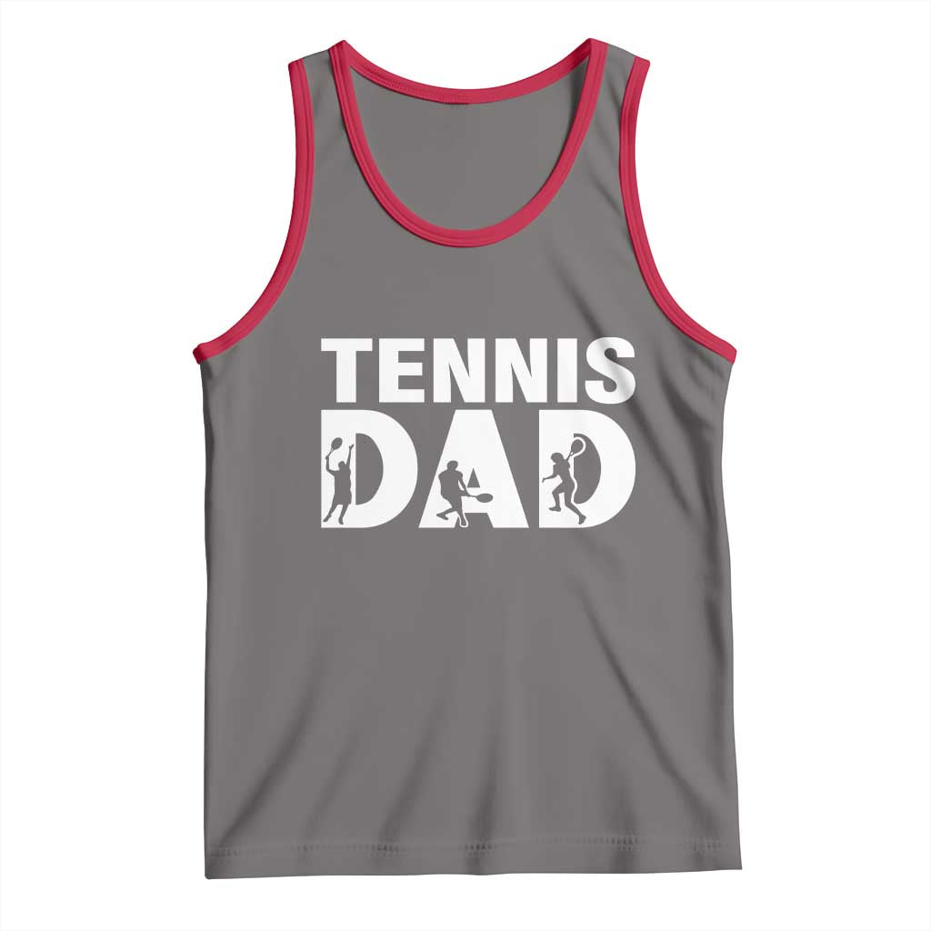 Funny Tennis Dad Life Tank Top Tennis Player Gift - Wonder Print Shop