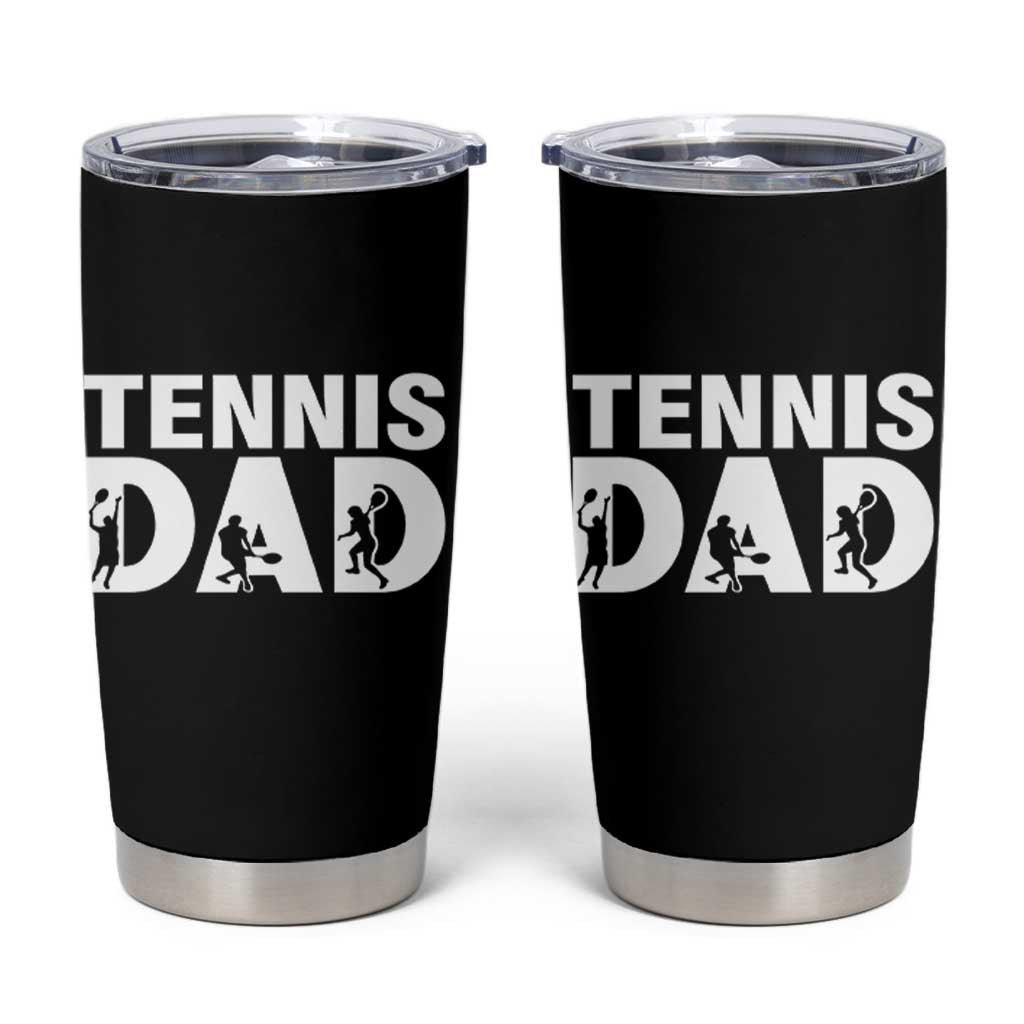 Funny Tennis Dad Life Tumbler Cup Tennis Player Gift - Wonder Print Shop
