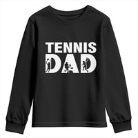 Funny Tennis Dad Life Youth Sweatshirt Tennis Player Gift - Wonder Print Shop