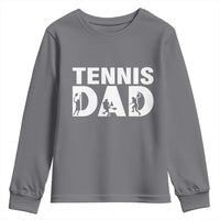 Funny Tennis Dad Life Youth Sweatshirt Tennis Player Gift - Wonder Print Shop