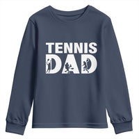 Funny Tennis Dad Life Youth Sweatshirt Tennis Player Gift - Wonder Print Shop