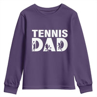 Funny Tennis Dad Life Youth Sweatshirt Tennis Player Gift - Wonder Print Shop