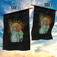 Funny Statue Of Liberty Tennis Player Garden Flag Patriotic Sports Lover - Wonder Print Shop