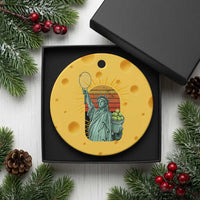 Funny Statue Of Liberty Tennis Player Ceramic Ornament Patriotic Sports Lover - Wonder Print Shop