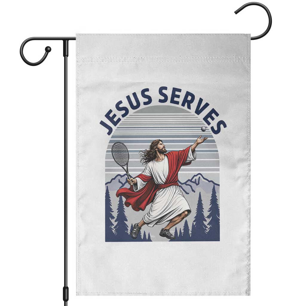 Christian Tennis Lover Gift Garden Flag Funny Christian Gift - Wonder Print Shop