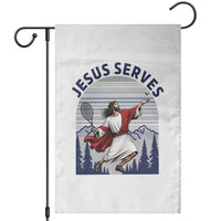 Christian Tennis Lover Gift Garden Flag Funny Christian Gift - Wonder Print Shop