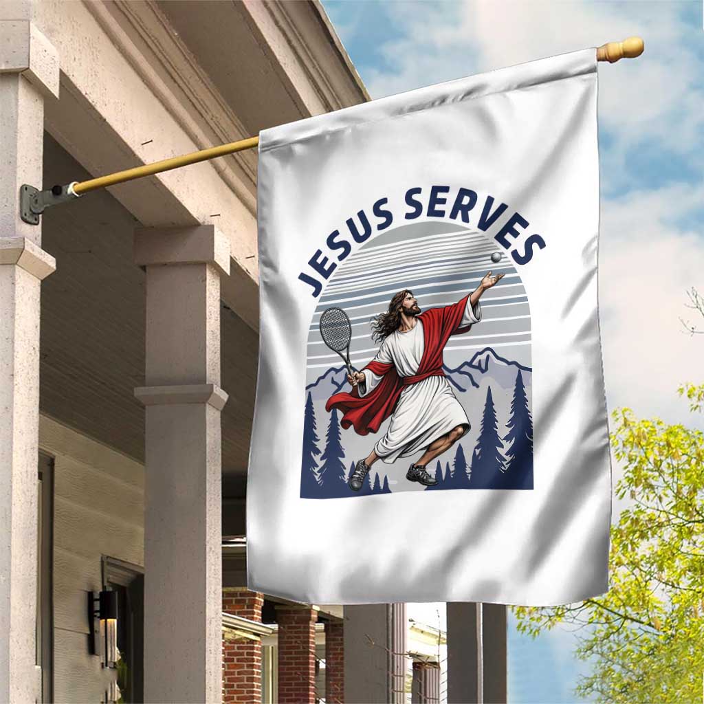 Christian Tennis Lover Gift Garden Flag Funny Christian Gift - Wonder Print Shop