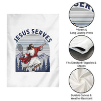Christian Tennis Lover Gift Garden Flag Funny Christian Gift - Wonder Print Shop