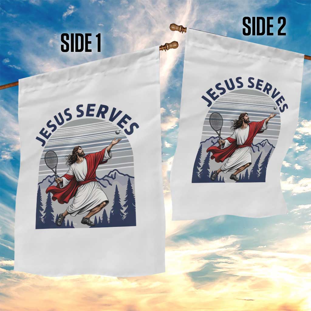 Christian Tennis Lover Gift Garden Flag Funny Christian Gift - Wonder Print Shop