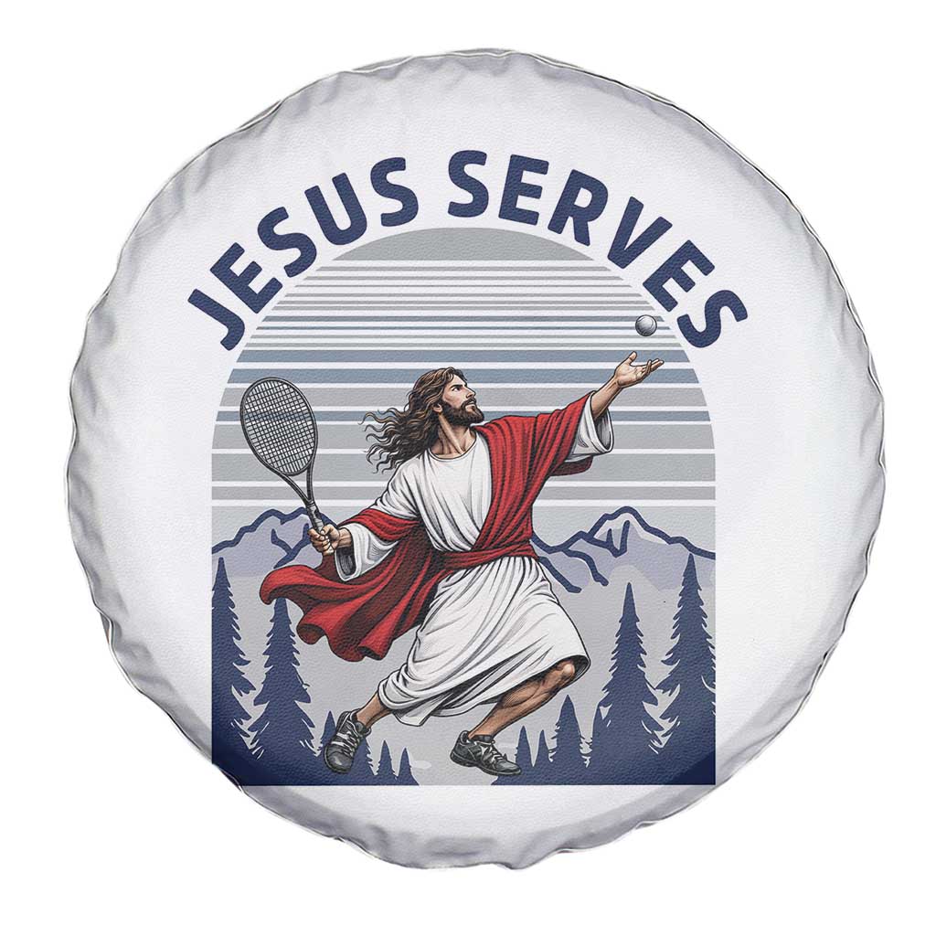 Christian Tennis Lover Gift Spare Tire Cover Funny Christian Gift - Wonder Print Shop