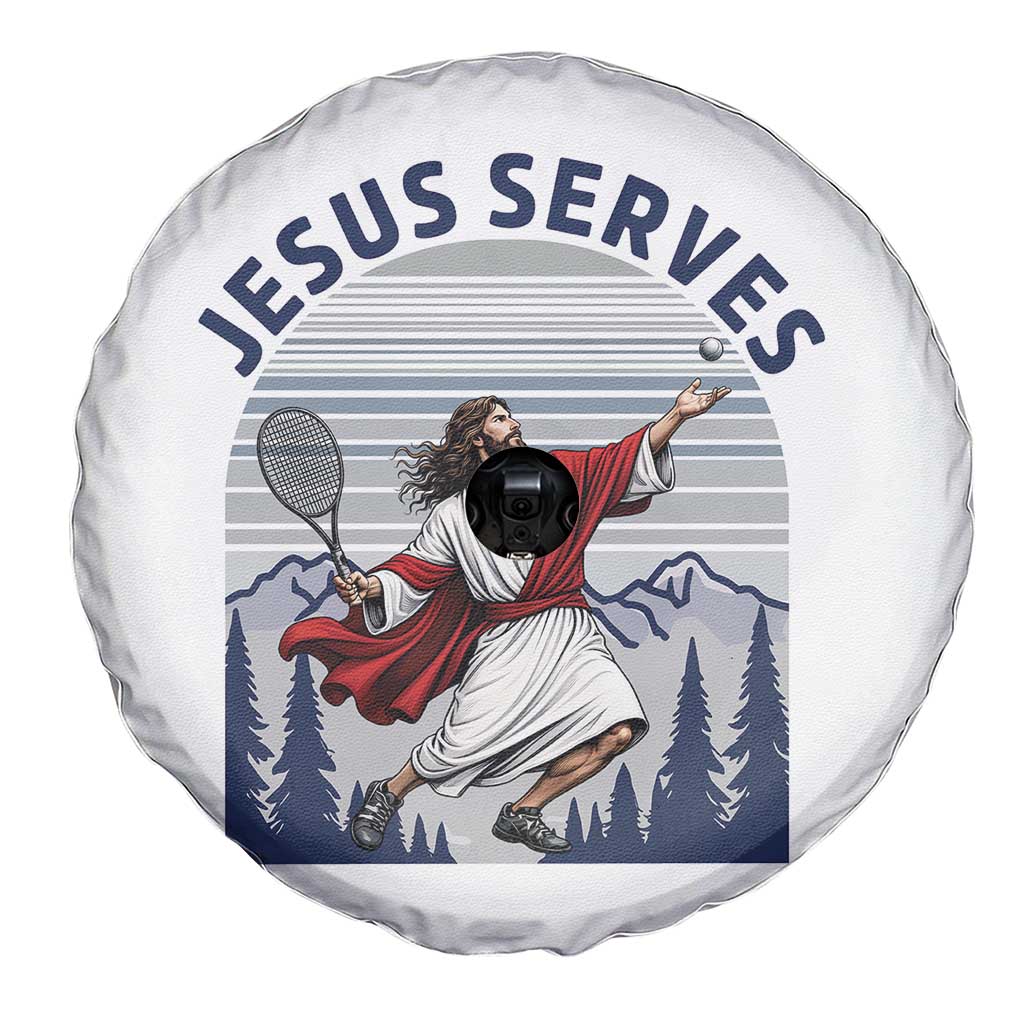 Christian Tennis Lover Gift Spare Tire Cover Funny Christian Gift - Wonder Print Shop