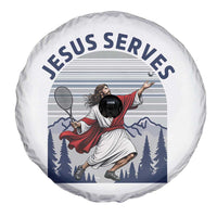 Christian Tennis Lover Gift Spare Tire Cover Funny Christian Gift - Wonder Print Shop