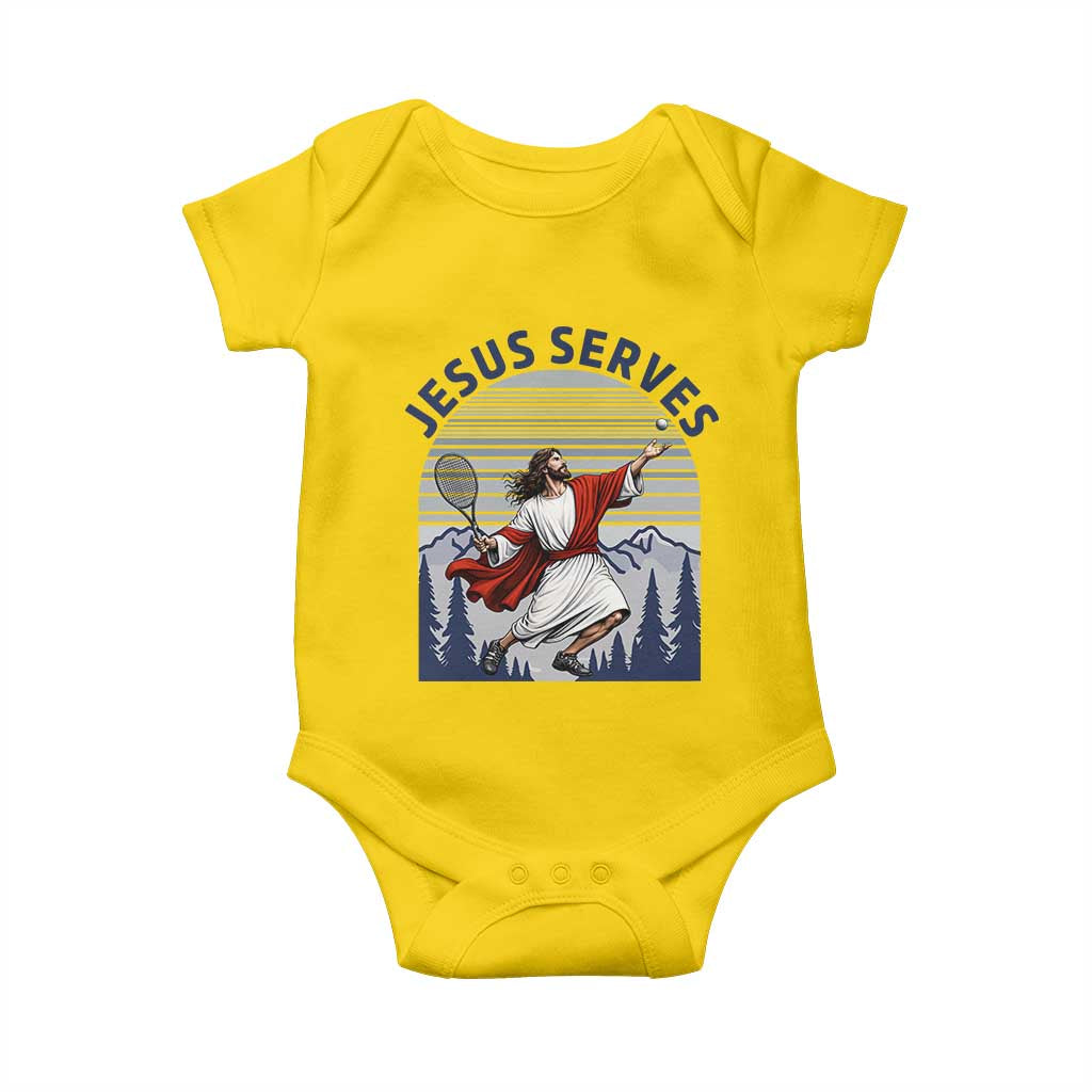 Christian Tennis Lover Gift Baby Onesie Funny Christian Gift - Wonder Print Shop