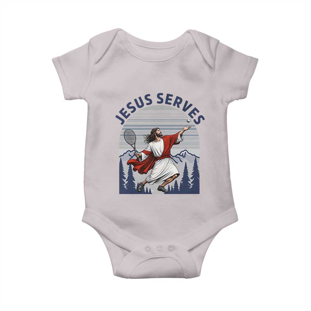 Christian Tennis Lover Gift Baby Onesie Funny Christian Gift - Wonder Print Shop