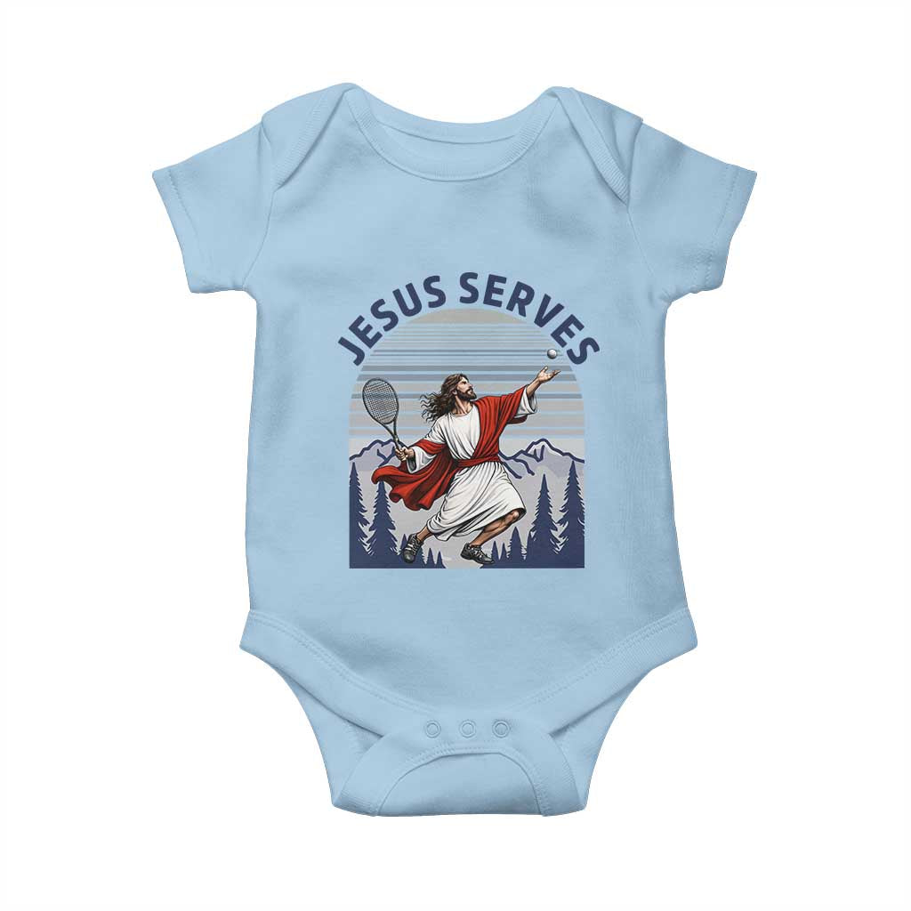 Christian Tennis Lover Gift Baby Onesie Funny Christian Gift - Wonder Print Shop