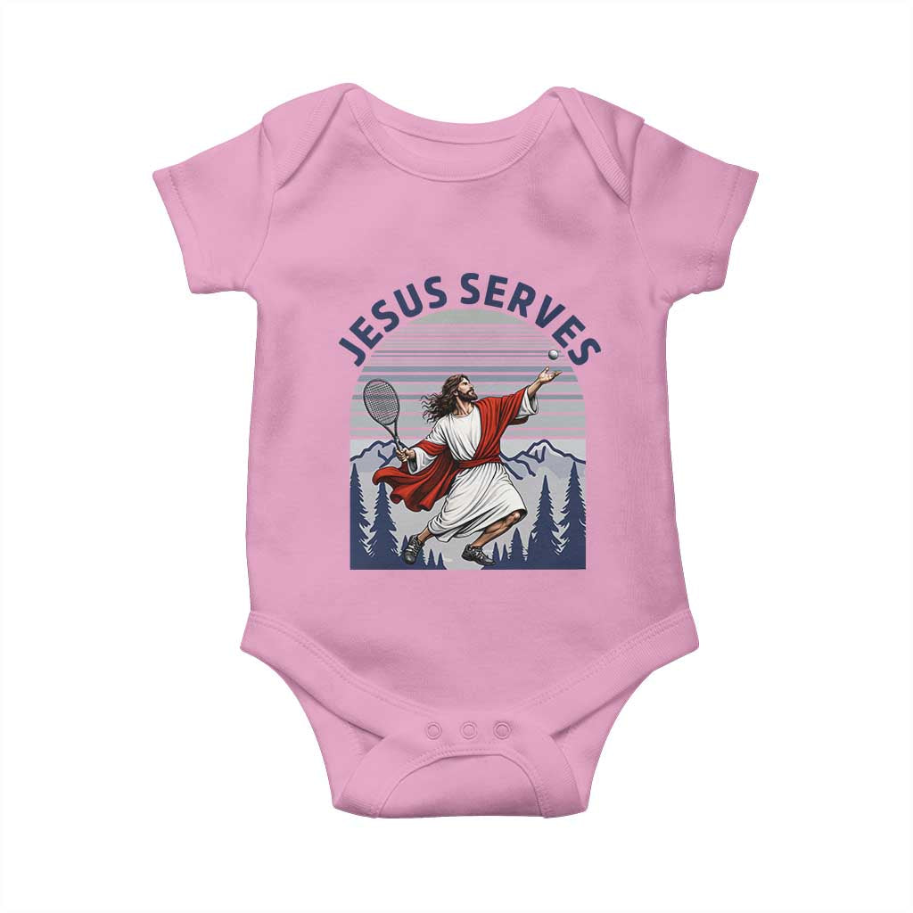 Christian Tennis Lover Gift Baby Onesie Funny Christian Gift - Wonder Print Shop