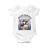 Christian Tennis Lover Gift Baby Onesie Funny Christian Gift - Wonder Print Shop