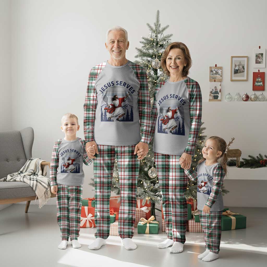 Christian Tennis Lover Gift Plaid Pajama Set Funny Christian Gift - Wonder Print Shop