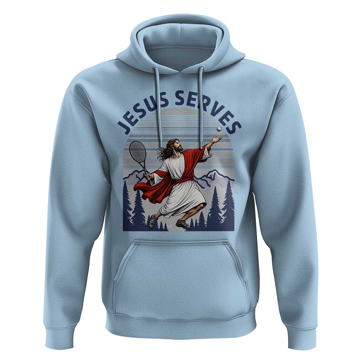 Christian Tennis Lover Gift Hoodie Funny Christian Gift - Wonder Print Shop