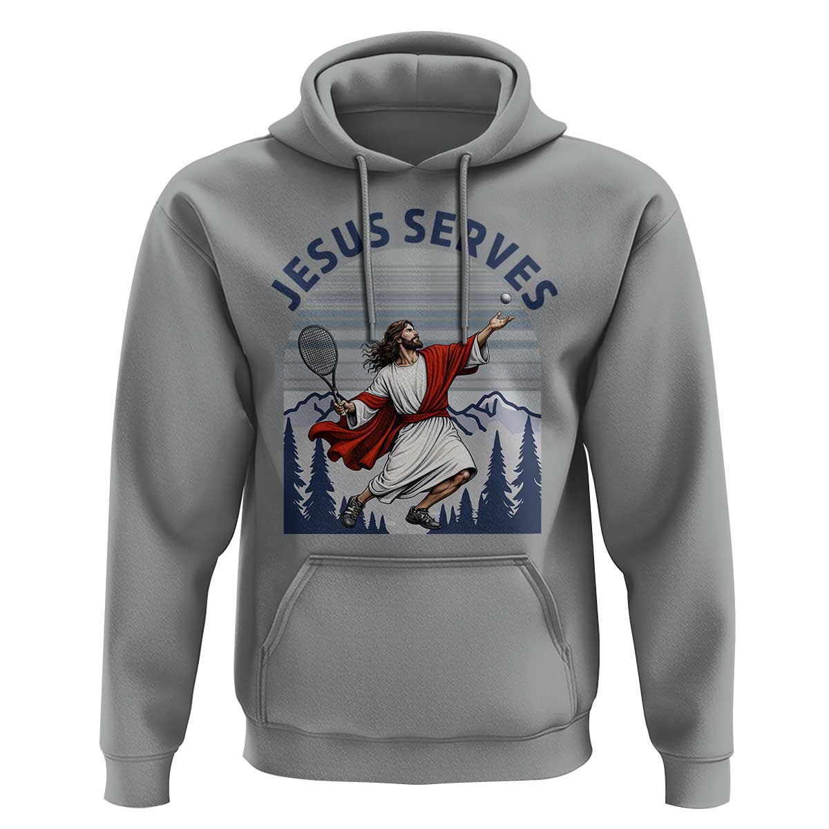 Christian Tennis Lover Gift Hoodie Funny Christian Gift - Wonder Print Shop