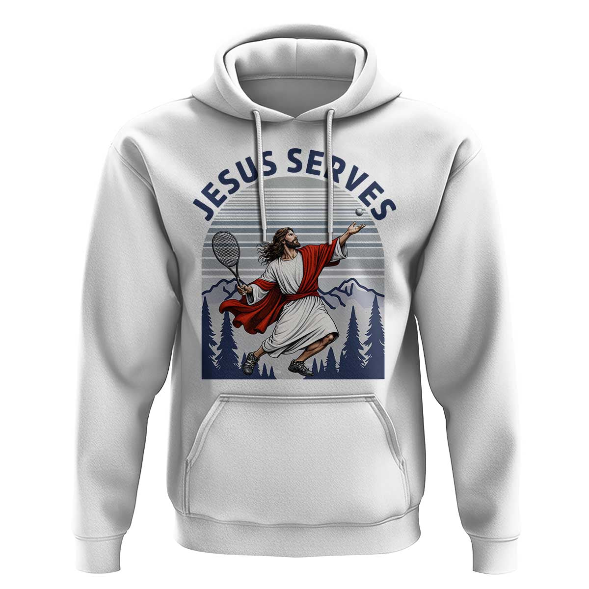 Christian Tennis Lover Gift Hoodie Funny Christian Gift - Wonder Print Shop