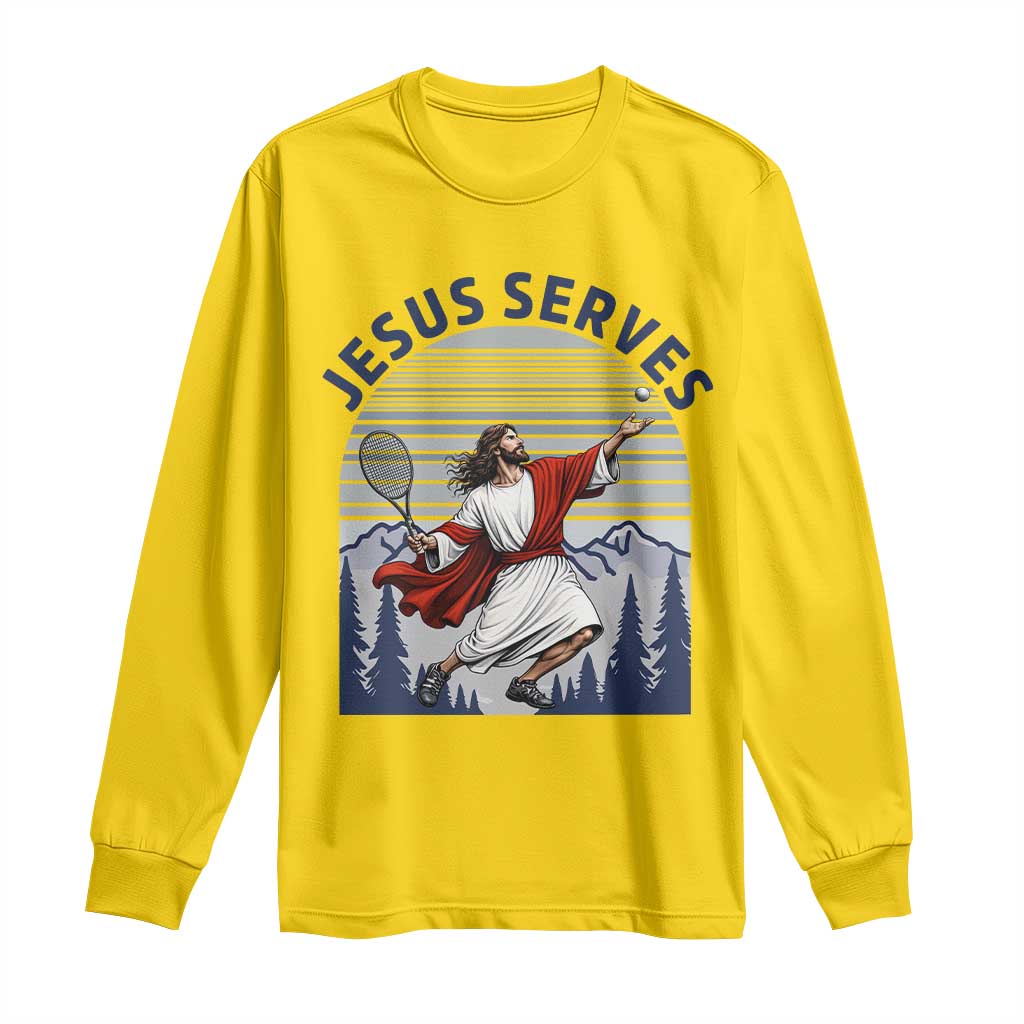 Christian Tennis Lover Gift Long Sleeve Shirt Funny Christian Gift - Wonder Print Shop