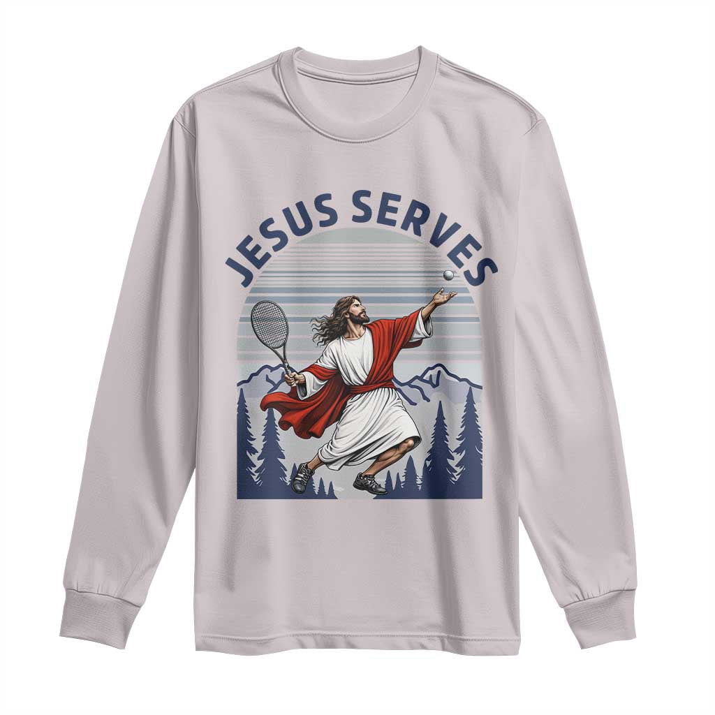 Christian Tennis Lover Gift Long Sleeve Shirt Funny Christian Gift - Wonder Print Shop