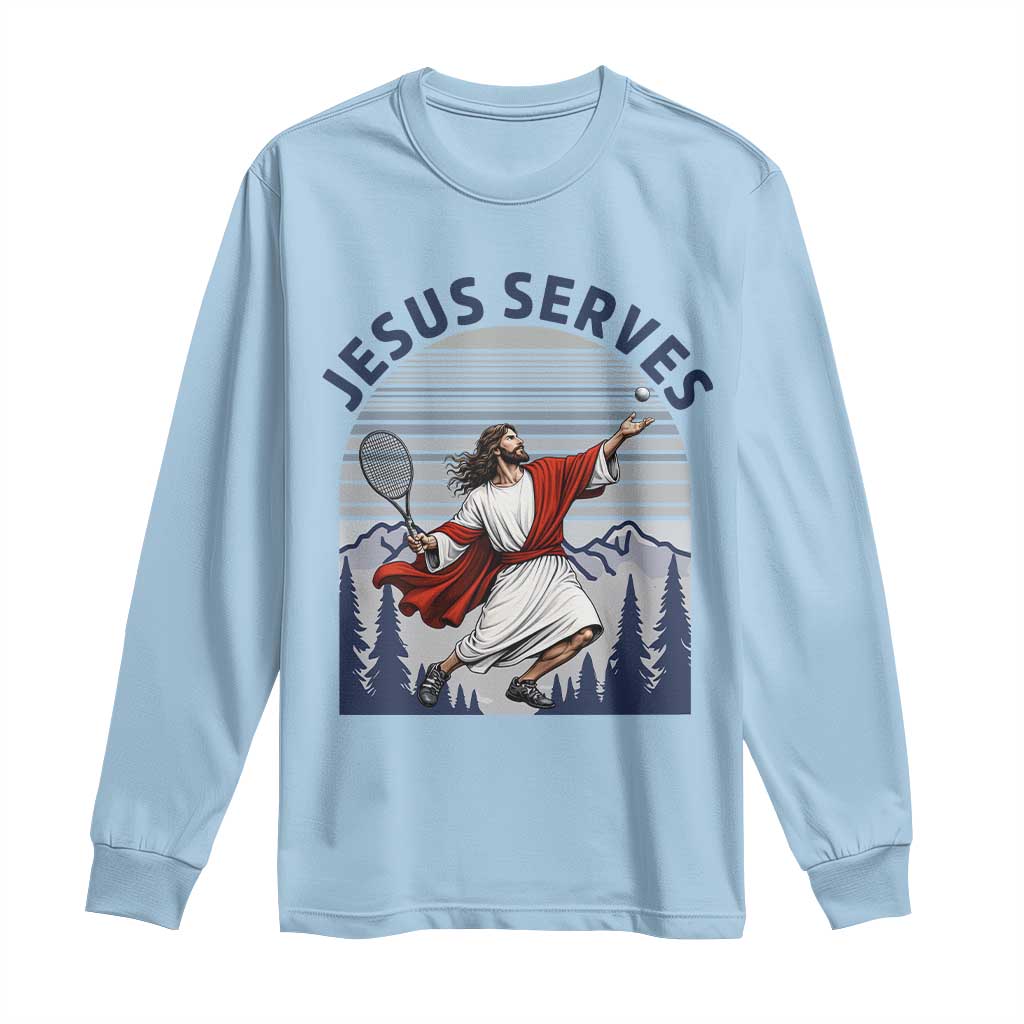 Christian Tennis Lover Gift Long Sleeve Shirt Funny Christian Gift - Wonder Print Shop