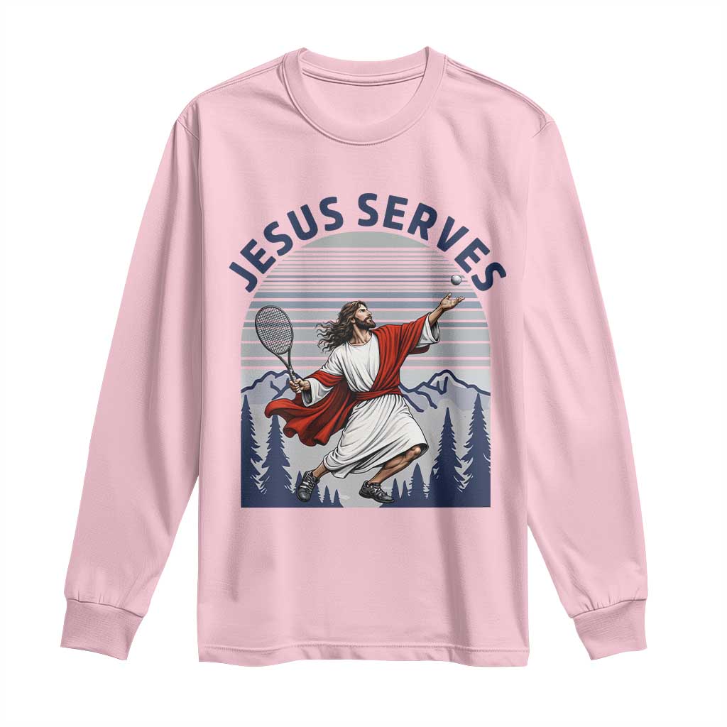 Christian Tennis Lover Gift Long Sleeve Shirt Funny Christian Gift - Wonder Print Shop