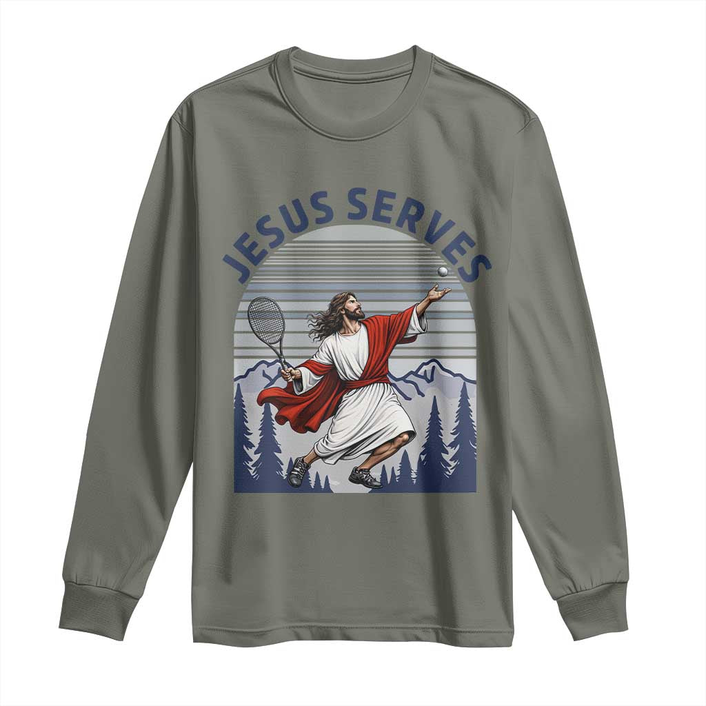 Christian Tennis Lover Gift Long Sleeve Shirt Funny Christian Gift - Wonder Print Shop