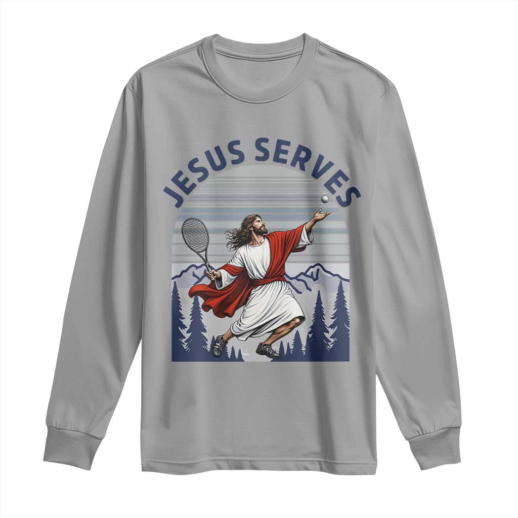 Christian Tennis Lover Gift Long Sleeve Shirt Funny Christian Gift - Wonder Print Shop
